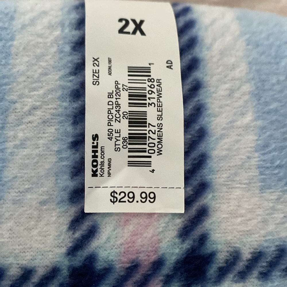 Comfy Women’s Pajama Set 2X - Picture 5 of 6